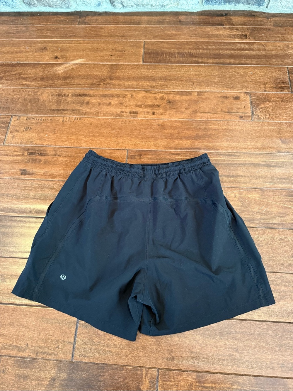 lululemon athletica Men's Black Performance Running Shorts